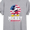 Women's - Disney - All American Mickey Oversized Graphic T-Shirt - 2 of 4