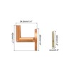 Unique Bargains Zinc Alloy Wall Mounted Screw Hooks Rust Resistant Curtain Holdback 2 Pcs - 2 of 4