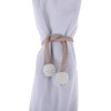 Unique Bargains Magnetic Buckle Large Faux Pearl Curtain Strap Polyester Rare Earth Magnet 2 Pcs - 4 of 4