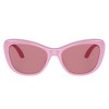 Emporio Armani KIDS EK 4004 613069 Childrens Butterfly Sunglasses Shiny Pink 50mm - 2 of 3