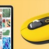 Logitech POP Mouse with emoji - Blast Yellow - Optical - Wireless - Bluetooth - Blast - USB - 4000 dpi - Scroll Wheel - 3 of 4