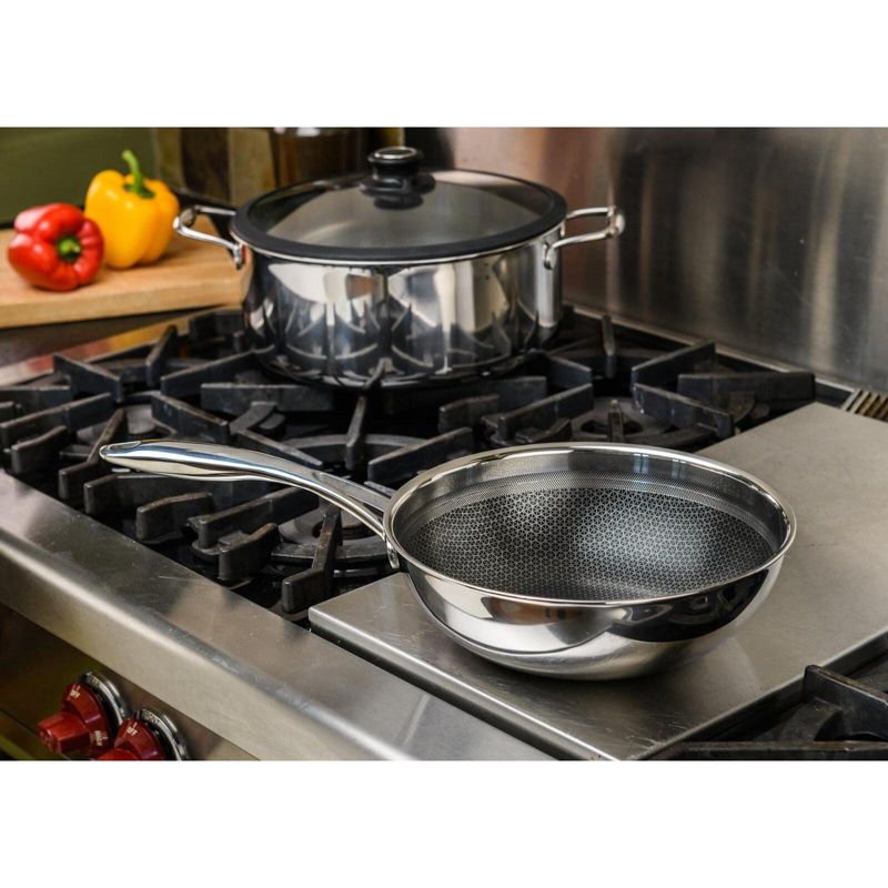 Frieling Black Cube, Chef's Pan, 9.5" dia., 2.5 qt., Stainless steel/quick release, 2 of 5