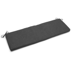 Blazing Needles, 60-inch by 19-inch Solid Outdoor Spun Polyester Bench Cushion - 1 of 1