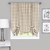 GoodGram Complete 6 Pc. Country Chic Plaid Window Curtain Treatment Set - 2 of 2