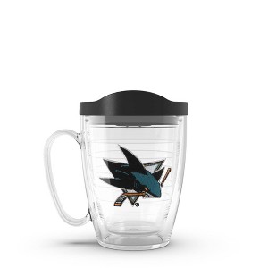 NHL San Jose Sharks 16oz Primary Logo Classic Mug - 1 of 4
