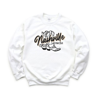 Simply Sage Market Women's Graphic Sweatshirt Nashville Tennessee Boots