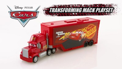 Disney and Pixar Cars Transforming Mack Playset, 2-in-1 toy Truck & Tune-Up  Station