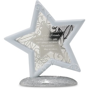 Pavilion Gift Company - Good Friends - 5.25" Self-Standing Star - Decorative Objects - 1 of 3