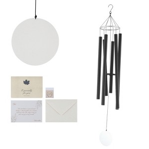 VEVOR Wind Chimes for Outside, 66 in, Deep Tone Wind Chimes with 6 Tubes, Unique Large Memorial Wind Chimes for Anniversary, Black - 1 of 4