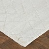 Redford Transitional Solid Ivory/Gray Area Rug - 3 of 4