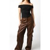 Women's Off The Shoulder Top - OLIVACEOUS - 3 of 4