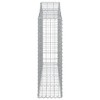 vidaXL Gabion Basket Silver Galvanized Iron 78.7 x 11.8 x 39.4 in - 4 of 4