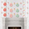 Big Dot of Happiness Groovy Christmas - Pastel Holiday Party DIY Decorations - Clothespin Garland Banner - 44 Pieces - 3 of 4