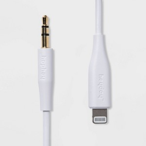 3' Lightning to Aux (M) Cable - heyday™ White - 1 of 3