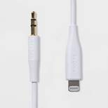 3' Lightning to Aux (M) Cable - heyday™ White
