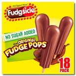 Fudgsicle No Sugar Added Original FudgePops - 18pk