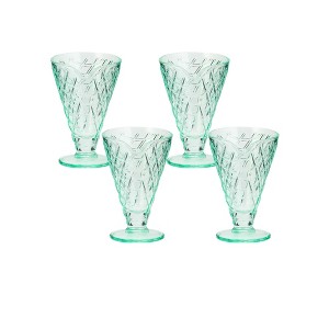 Amici Home Waffle Cone Dish, 6-Oz Ice Cream Sundae Glass Cups, Perfect for Dessert, Fruit, Salad, Snacks, or Cocktail - 1 of 3