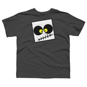 Boy's Design By Humans Square Skull By LonaMisa T-Shirt - 1 of 3