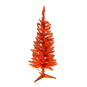 Kurt Adler 3 Foot Pre-Lit Slim Orange Tree - 1 of 3