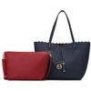 MKF Collection Amahia Women’s Reversible Shopper Tote Bag with Crossbody Pouch by Mia K - 2 of 4