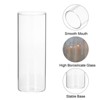 Unique Bargains Flower Candle Holder Glass Cylinder Vase 2 Pcs - 3 of 4