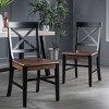 GDFStudio Earnest Farmhouse Acacia Wood Dining Chairs (Set of 2) - image 2 of 4