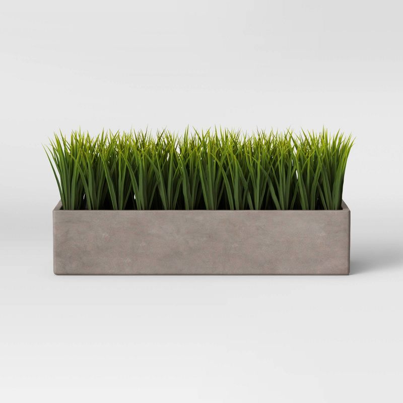 Faux Grass in Long Concrete Tray Green/Gray - Project 62&#8482;, 2 of 4