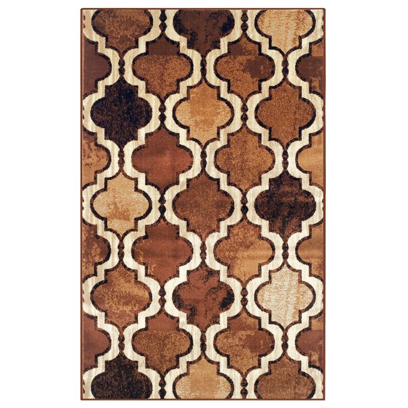 Contemporary Trellis Geometric Indoor Runner or Area Rug by Blue Nile Mills., 1 of 12