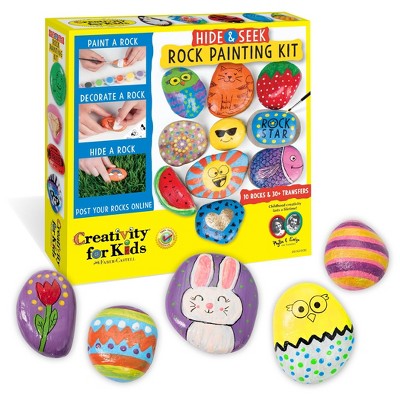 Hide & Seek Rock Painting Kit - Creativity for Kids