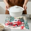 REGALWOVEN Placemats Set of 6 Linen Placemats, Washable Kitchen Table Mat, Seasonal Holiday Christmas Place Mats for Party - 4 of 4