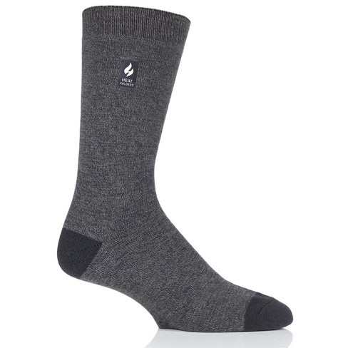 Heat Holders Men's ULTRA LITE Twist Socks | Warm + Soft, Hiking, Cabin,  Cozy at Home Socks | 3X Warmer Than Cotton Socks