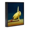 Stupell Industries Yellow Chick Stretching Yoga Framed Giclee Art - 2 of 4