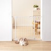 VEVOR Baby Gate, 29.5"-37" Extra Wide,30" High, Dog Gate,Thru Auto Close Child Gate Pet Security Gate with Pressure Mount Kit and Wall Mount Kit,White - 2 of 4
