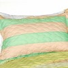 Slickblue 3 PC Handmade Full/Queen Quilt Set, Reversible Vermicelli Quilted, Horizontal Stripes, 37 Color Options - 2 of 4