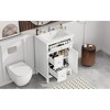Akoasm 24 in. W Sink Bathroom Vanity Cabinet with One Flip Drawer and Two Drawers-White - 4 of 4