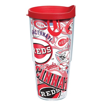 MLB Cincinnati Reds Classic Tumbler with Lid - 24oz