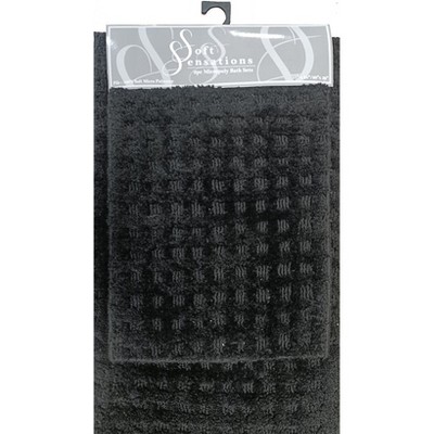 The Lakeside Collection 2-Pc. Soft Sensations Waffle Micropoly Bath Set