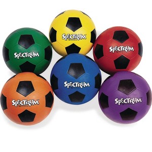 S&S Worldwide Spectrum™ Rubber Soccer Balls (Set of 6) - 1 of 1