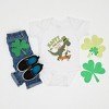 The Juniper Shop Happy St. Pat-Rex Day Baby Bodysuit - 2 of 3