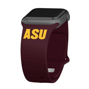 NCAA Arizona State Sun Devils Maroon Apple Watch Band - 1 of 4