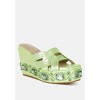 Blistronic Chunky Diamante & Rhinestone Cut-Out Sandals - 2 of 4