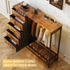 47.2'' W 5 - Drawer Dresser for Bedroom with Hanging Rack - 4 of 4