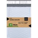 Link Size #000 4"x8" Poly Bubble Mailer Self-Sealing Waterproof Shipping Envelopes Pack Of 10/25/50/100/500