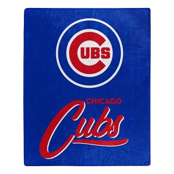 MLB Chicago Cubs 50 x 60 Raschel Throw Blanket