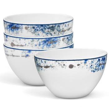 Noritake Blue Nebula Set of 4 Cereal Bowls