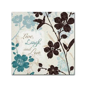 14" x 14" Botanical Touch Quote II by Lisa Audit - Trademark Fine Art