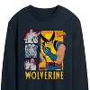 Men's - Marvel - Wolverine Vs Villians Long Sleeve Graphic T-Shirt - 2 of 4