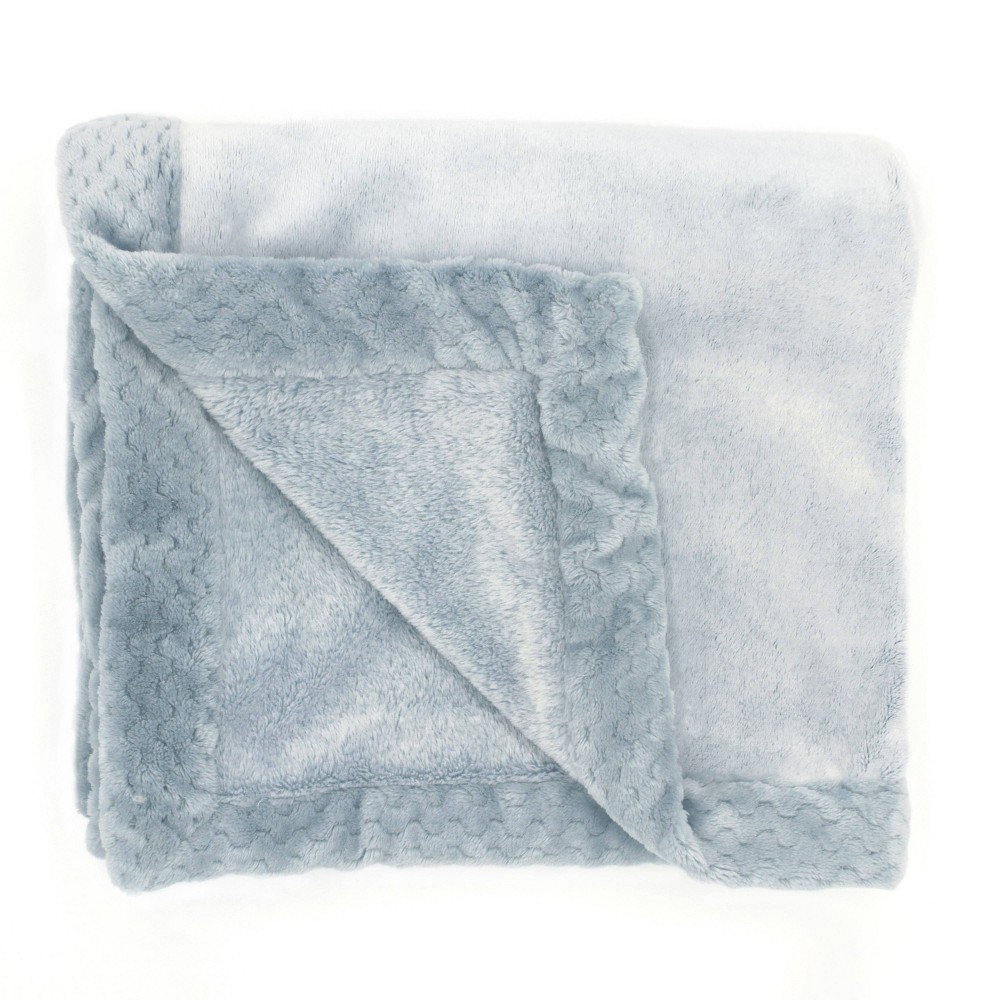 Photos - Duvet aden + anais essentials Plush Blanket - Sea Blue