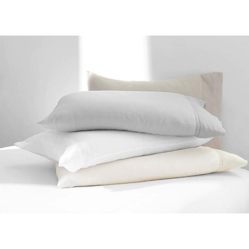 3 pcs 100% Fine Hotel Luxury Bed Sheet Set, Extra Soft and Deep Pocket up to 16" Sheet Set with pillowcase, 3 of 8