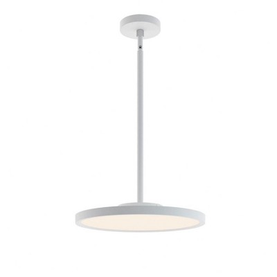 AFX Edge Round 1 - Light Pendant in  White